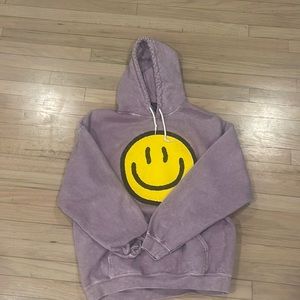 Sweet Claire Purple Smiley Face Hoodie